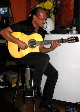 Guitarist Miguelito at Cafe Citron