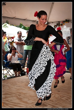 Xaviera Gutierrez, from the Ana Martinez Flamenco Dance Company