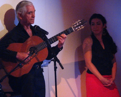 Torcuato playing a rumba guitar solo