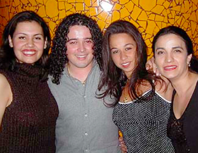 Cantaor Rafael de Utrera with flamenco dancers Micaela Moreno, Marta Chico Martin and Soheila Nassiri
